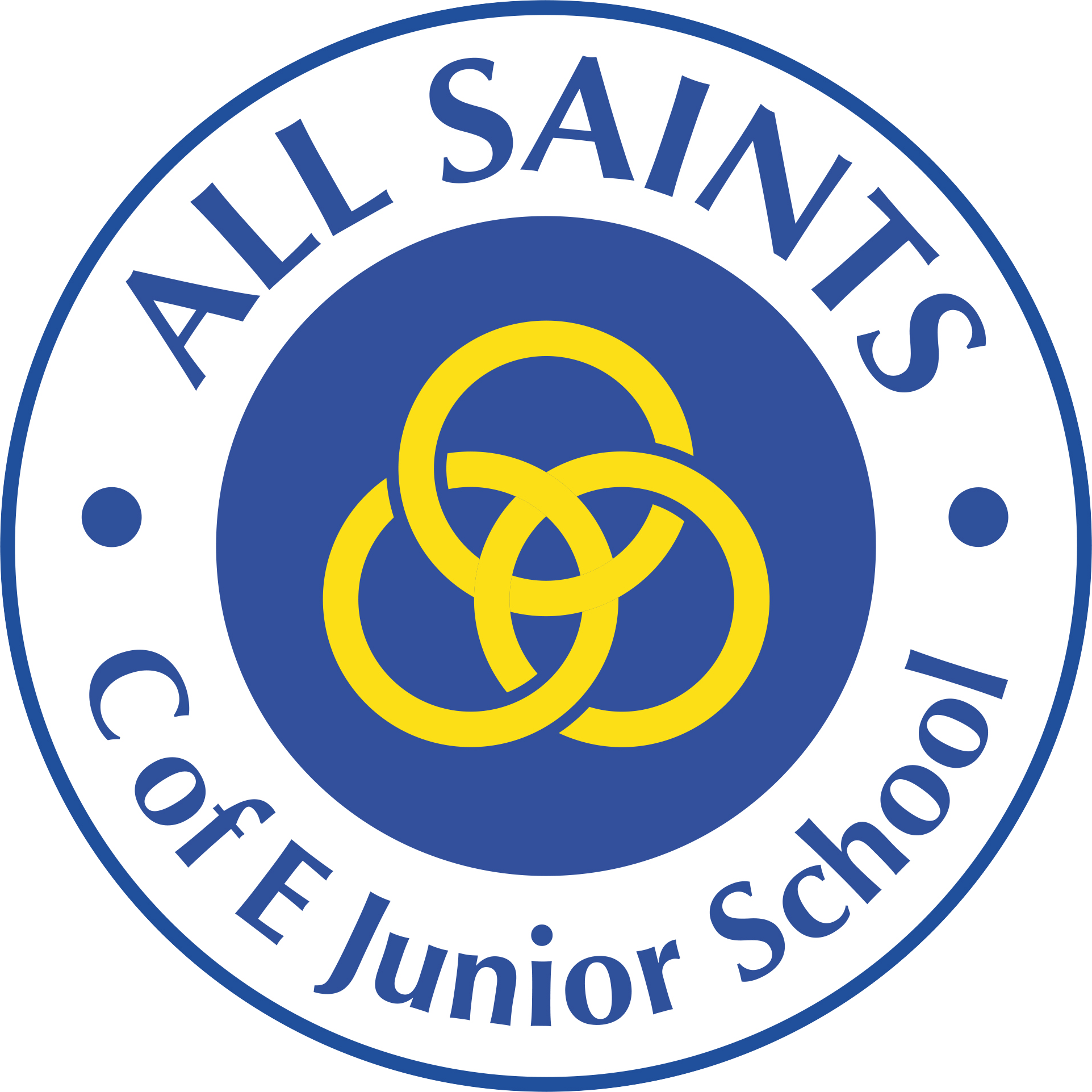 Logo for <span>All Saints CE</span><span>Junior School</span>